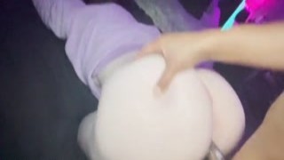 massive booty fiery red get wrecked by snow bunny destroyer