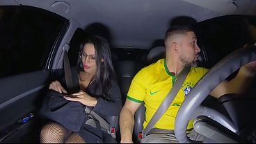 brazilian girl needed a lift during the world cup and paid me with her pussy.. filled her right up