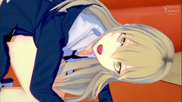 this anime girl is literally begging for your cock pov