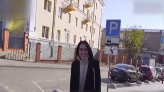 risky gaping anal sex with facial splooge walk - risky public agent pickup russian student to street mating press kiss cat