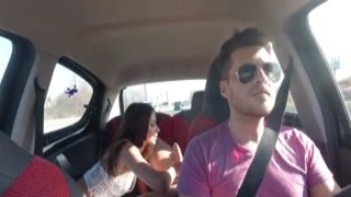 having sex with pretty brazilian on the uber b. nicols 