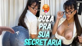 Boss POV: Latina Secretary Sucks Dick And Gets Cummed On In Jeans