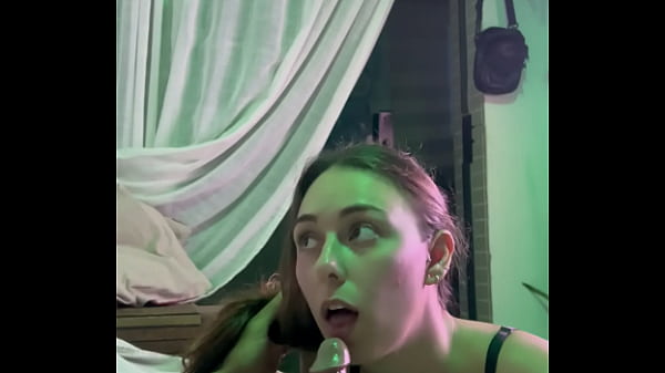 sil drenched in milk real amateur mess