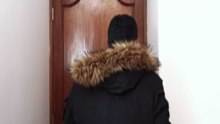 jorgito el guayaco receives a cougar with a huge white heavy bottom as a valentine s day gift.