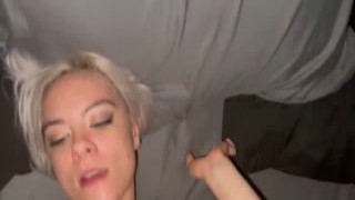 pretty lean dumb blonde sorority girl masturbates with a vibrator while she sucks eddie danger s giant rod deep throat pov anal and gets destroyed