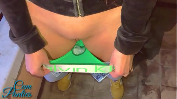 Soaked Panties Loaded With Thick Cumshot Compilation