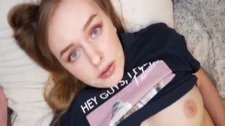 step daddy destroyed me in the mouth and baby batter on my face while i talking on the phone with milf next door stepmom