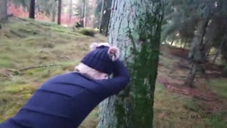 outdoor sex with beautiful chubby hottie maja 