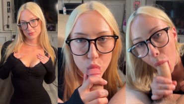 Aprilbanxx Works The Cock Hard Until He Unloads His Cum On Her Face