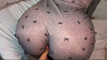 stepmom's fat ass is literally bursting out of these pjs