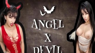 Pretty Angel Or Gorgeous Devil Tease Your Balls For Cum