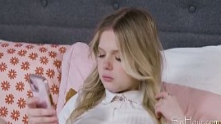 Stepmom Rubs Feet To Reveal Secret Threesome With Stepsis