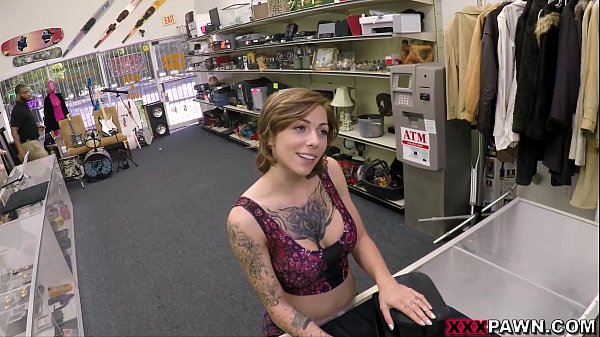 tatted harlow harrison gets absolutely drilled while getting inked