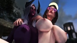  futa on female succubus seduce a breathtaking angel