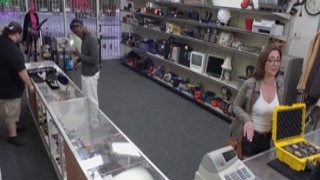 xxx pawn - making a deal with bespectacled european hottie charlie harper in my back room