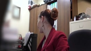i ve got a new job. jeny smith gets naked at her new job. hidden cam prank
