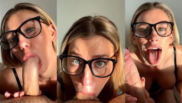 Wildhalli Licks It Clean Then Takes A Cum Facial