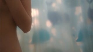 hidden shower cam on bony teen