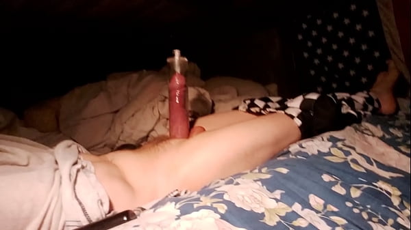 massive white cock completely filling that 2.5 inch tube absolute monster pump