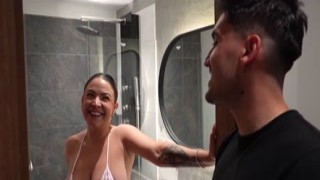 busty step sis ends up convinced she has the best stepbrother after trying his jumbo big dick