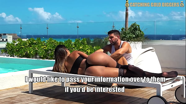 Latina With Huge Ass Has Raunchy Pool Sex