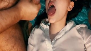 English Teacher Gets Fucked By Student Then Swallows His Load