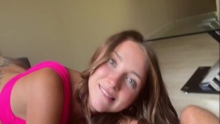 Step Sister Macy Meadows Squirts Profusely Inside Her House