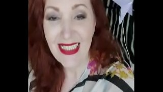 Blonde Lady Sucks Dick In Striped Blouse