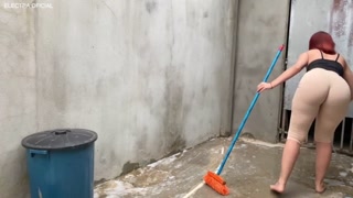 i hired this maid and look at the clothes she wore i was crazy with lust what a enormous juicy ass