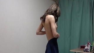 Japanese Hina Nanase Strips Off Her School Uniform