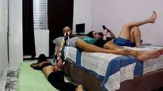 Wife Shares Room With Friend, Morning Intimacy Ensues