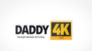 daddy4k. pocket size minx creampied after affair with boyfriends russian dad