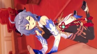 ganyu tug job and boobjob day