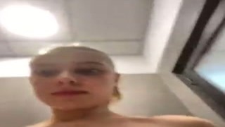 squirting and self pleasure in the gym