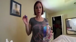 stepson guilt trips hot mom stepmom into sponge bath - jane cane