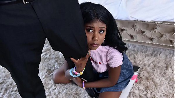 Black Babysitter Caught Masturbating in Hot Porn Scene