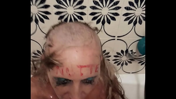 german milf sandra getting her throat wrecked puke, slaps and a haircut lol