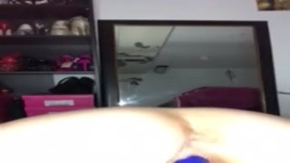 womb filling squirting thick dildo doggy style 