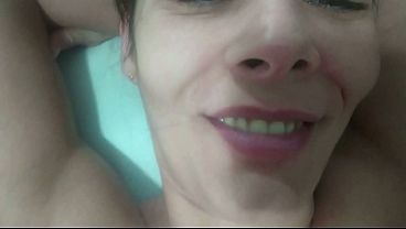 My friend losing his virginity with my wife, he filled her pussy with cum.
