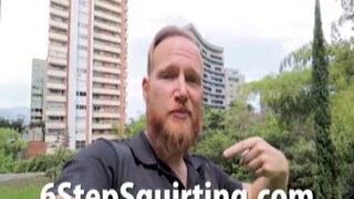 my friend had never squirted... until this happy ending watch her first time traveling in brazil 