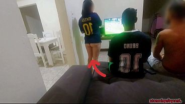 lost a bet to my husband's buddy and ended up getting double teamed