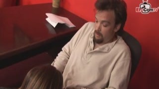 brown hair gnome with small big tits enjoy the normal throbbing dick during fetish sex