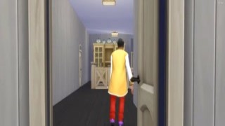 indian step on obsessed with step mom visits her room to have sex with her after masturbating all night - indian step mom