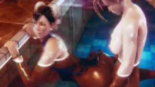 futa - street fighter - cammy plows chun li - 3d porn