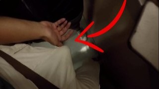 Unknown Blonde Milf Grabs Dick on Crowded Subway Metro