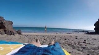 she takes him viagra in the d. and he plows him on the beach