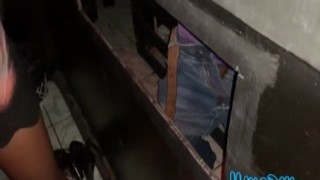 husband filming me getting hot in the glory hole. there s more on red