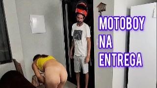Towel-Clad Delivery Boy Seduces Homebound Slut