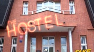 fake hostel - sweet young backpacker from ukraine woken up and given squirting cumming hard and rough sex by older hostel owner who creeps into her room and sniffs her panties before enjoying her unyielding european breeding hole starring daphne klyde