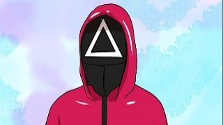 Masked Man Squirting Squid Game: Watch Him Cum